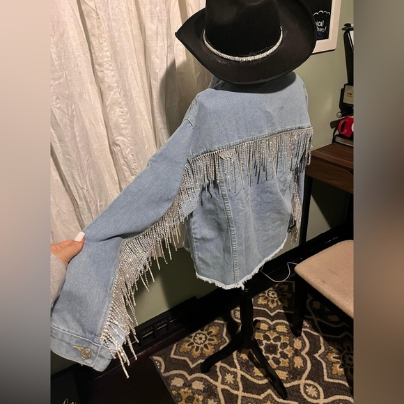 CFA Creations Custom Jean Jacket, Hat, and Belt - Picture 3 of 4